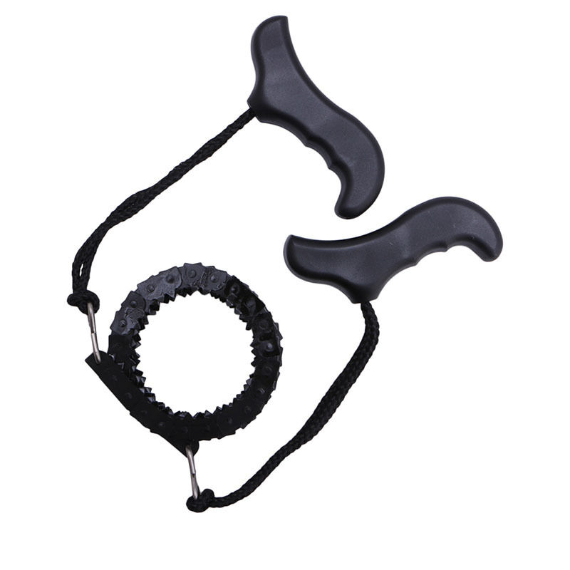 Heavy Duty Pocket Chainsaw Survival Wire Saw for Outdoor, Camp & Hiking