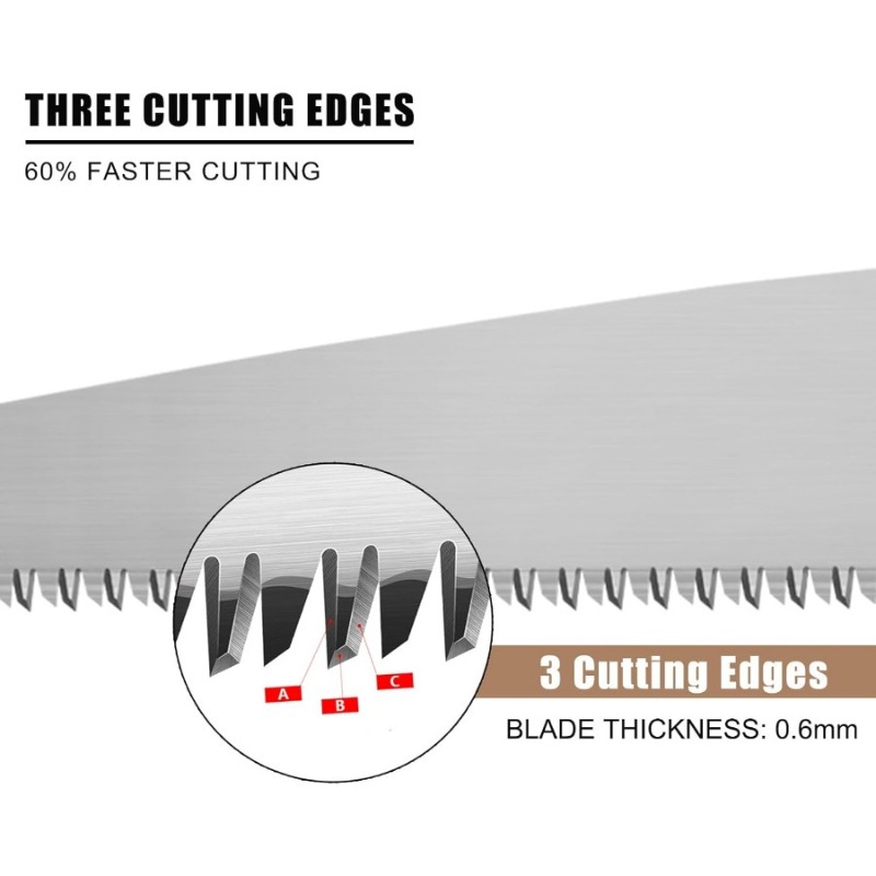 Pull Saw with Detachable Blade Perfect Woodworking Handsaw for Precise Cuts