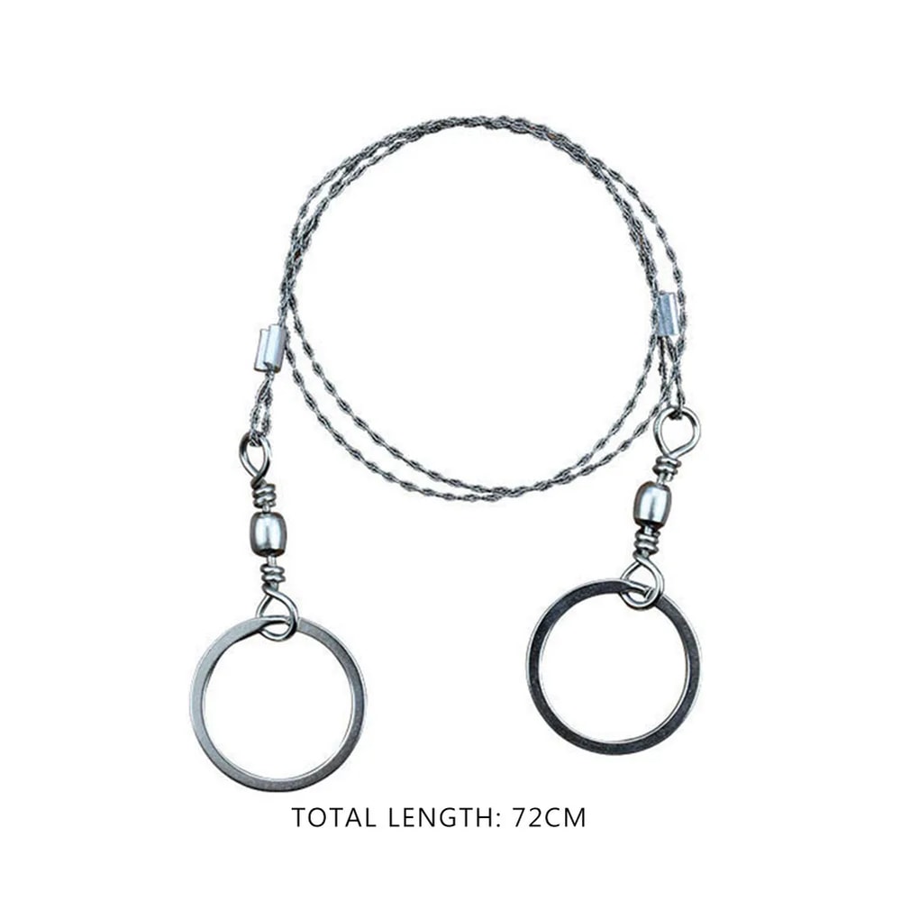 Portable Survival Wire Saw for Camping, Hiking, Hunting, and Gardening