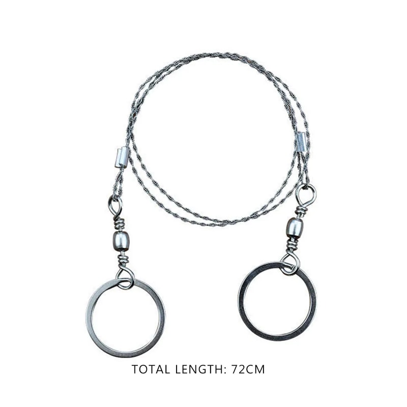 Portable Survival Wire Saw for Camping, Hiking, Hunting, and Gardening