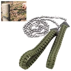 mini chainsaw with umbrella rope handle for outdoor logging corded survival hand tool