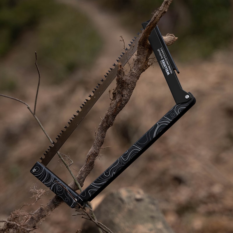 Aluminum Alloy Folding Saw With Storage Bag MultiFunctional Outdoor Hand Saw For Hiking Camping And 3