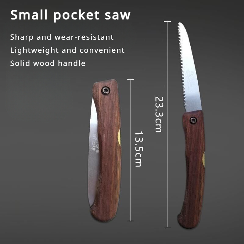 Mini Folding Saw for Woodworking Multifunctional Camping, Garden & Tree Cutting Tool