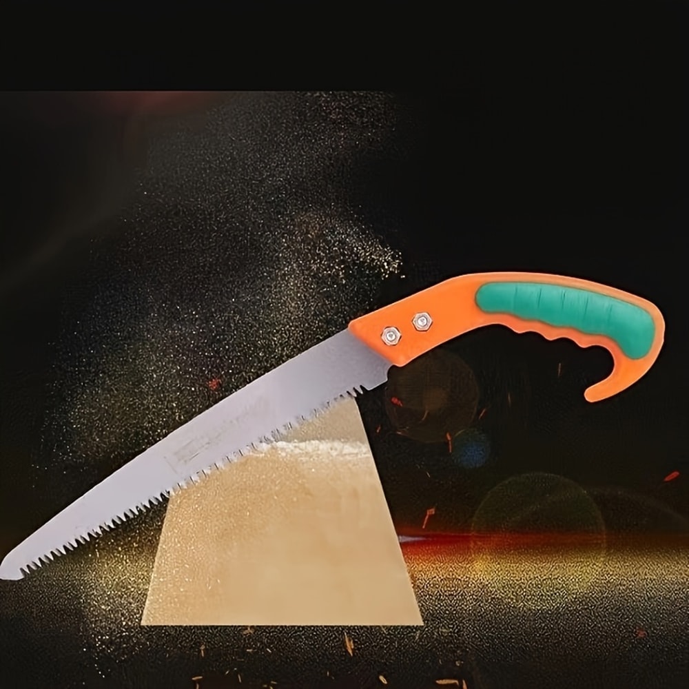 Compact Multi-Functional Gardening Saw with Comfortable Handle Ideal for Effortless Garden Maintenance