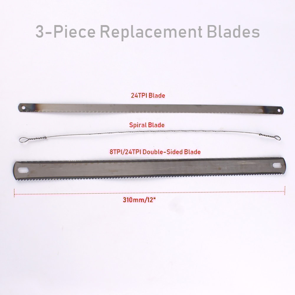 Frame Saw Blade with Replacement Blades for Woodworking Precision Wood Cutting Tool