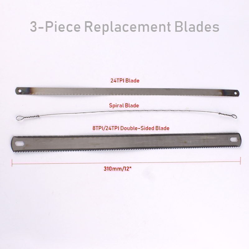 Frame Saw Blade with Replacement Blades for Woodworking Precision Wood Cutting Tool