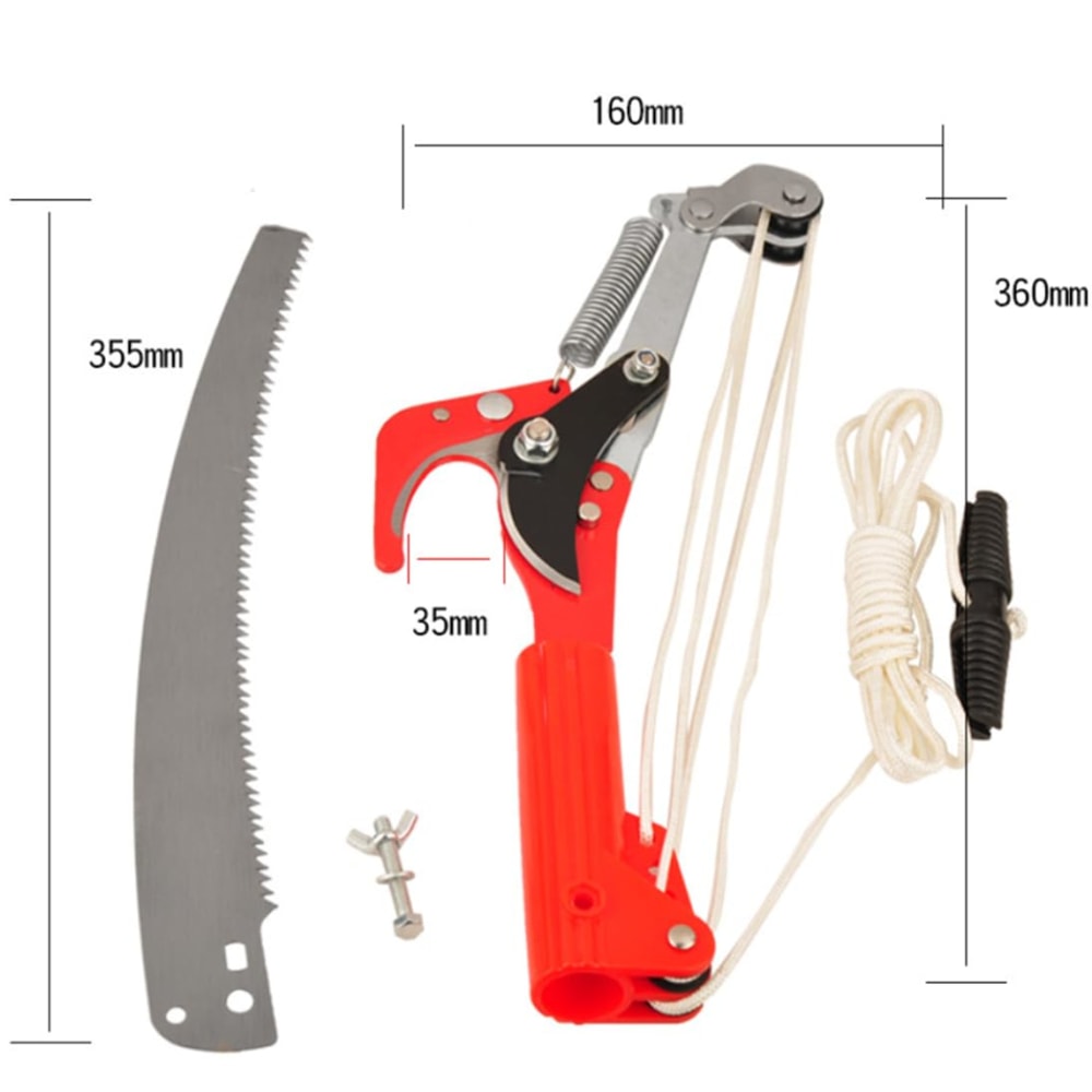 Extendable Tree Pruner Saw Outdoor Pruning Shears For High Branches Garden Trees 5