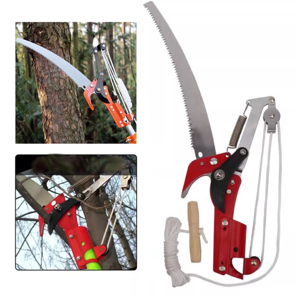 Extendable Tree Pruner Saw Outdoor Pruning Shears For High Branches Garden Trees 2