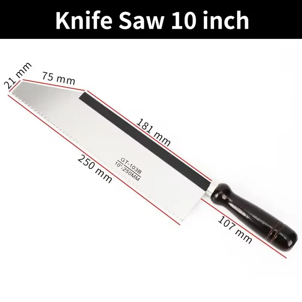 Small Hand Saw for Wood and Garden Pruning Manganese Steel Dovetail Knife Saw, Close Tooth Blade for Precision Cut