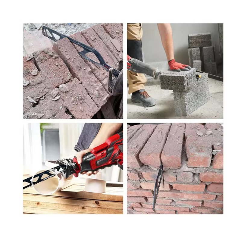 Professional Demolition Masonry Reciprocating Saw Blade Hard Alloy Multi Material Cutting 1