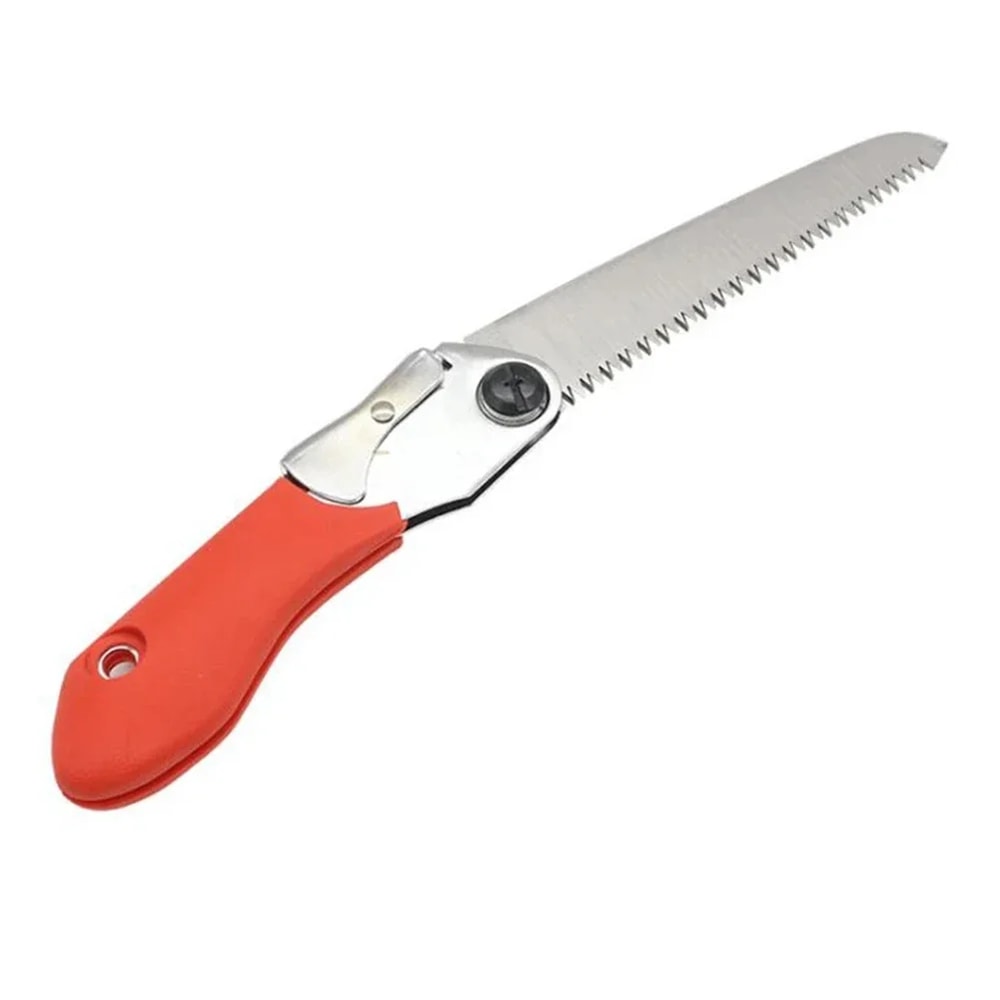 Folding Saw for Wood Cutting & Pruning Edge Tooth Hand Saw for Camping, Gardening, & Tree Trimming