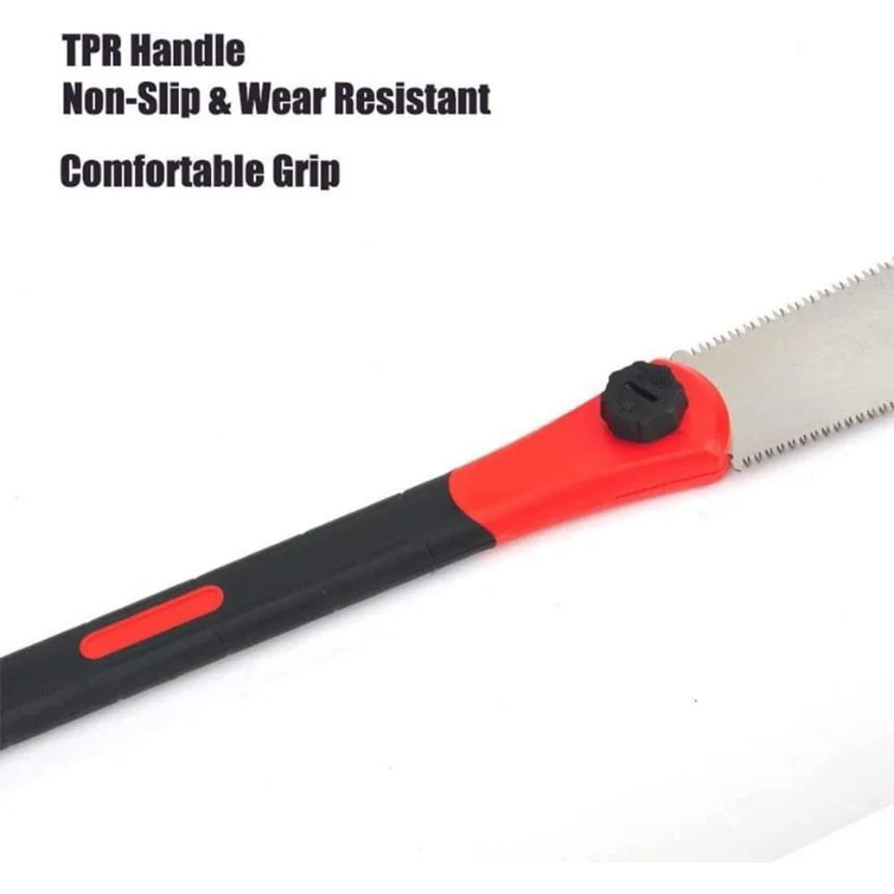 Double Edge Saw Versatile Pull Saw for Precise Flush Cuts, Interchangeable Flexible Blade