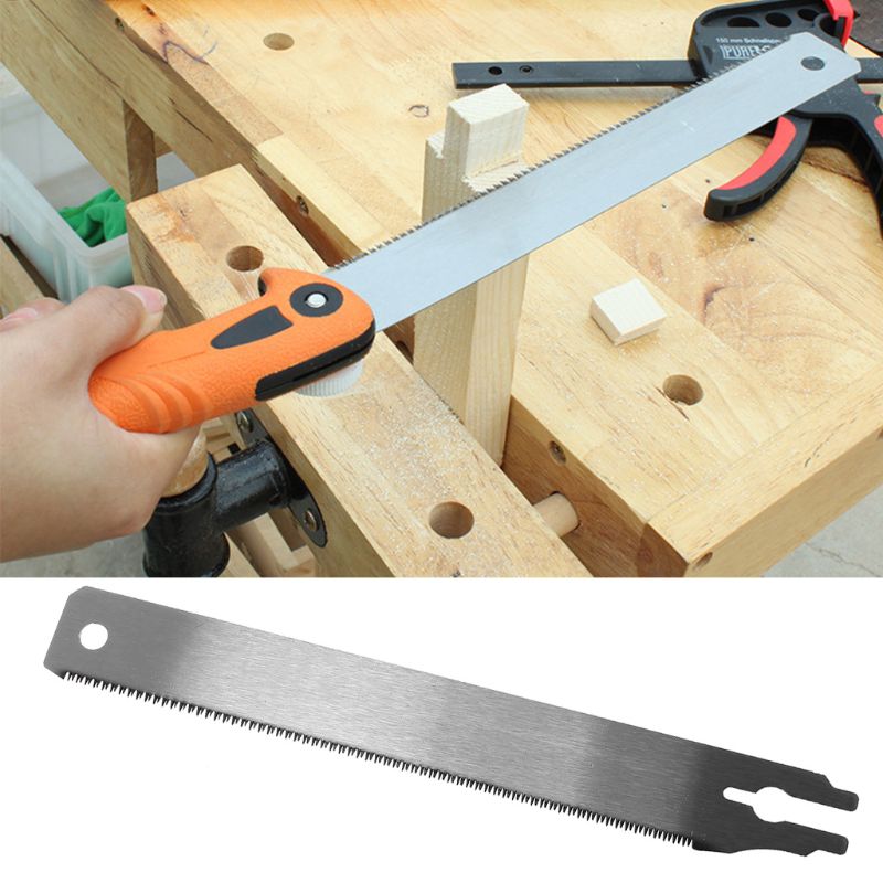 Hand Pull Saw Blade Replacement Flexible Fine-Toothed Woodworking Blade for Household Projects