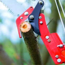 extendable tree pruner saw outdoor pruning shears with high branch scissors and garden tree trimmer