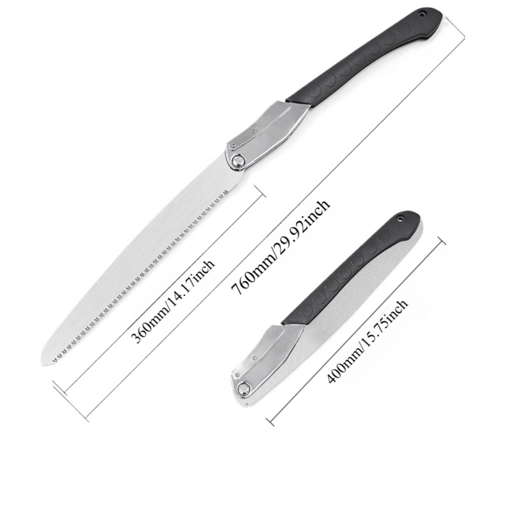 Manganese Steel Folding Logging Saw With Sided Tooth Safety Lock For Wood Branch Bamboo Pruning 3