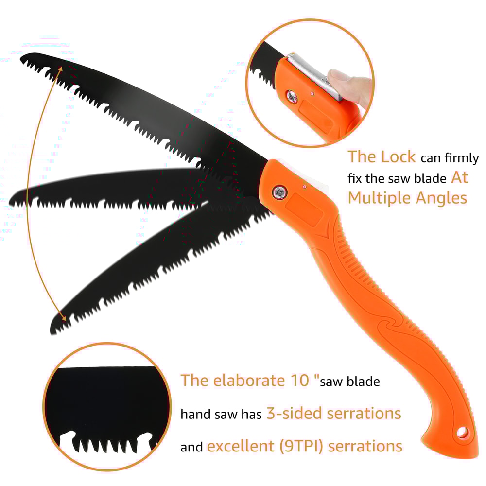 Woodworking Folding Saw Durable Manganese Steel Long Blade For Wood Pruning And Manual Camping Cutt 1