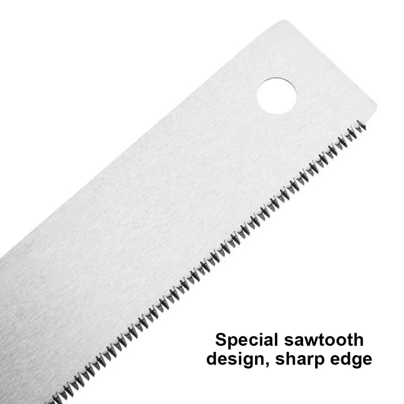 Flush Cut Pull Saw with Wooden Handle Precision Woodworking Hand Saw