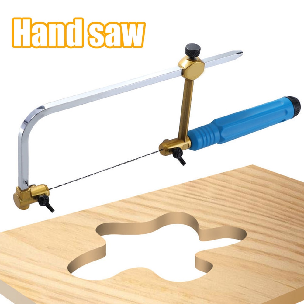 Heavy Duty Coping Saw Kit with Blades Fast Cutting Wood Metal Hand Saw