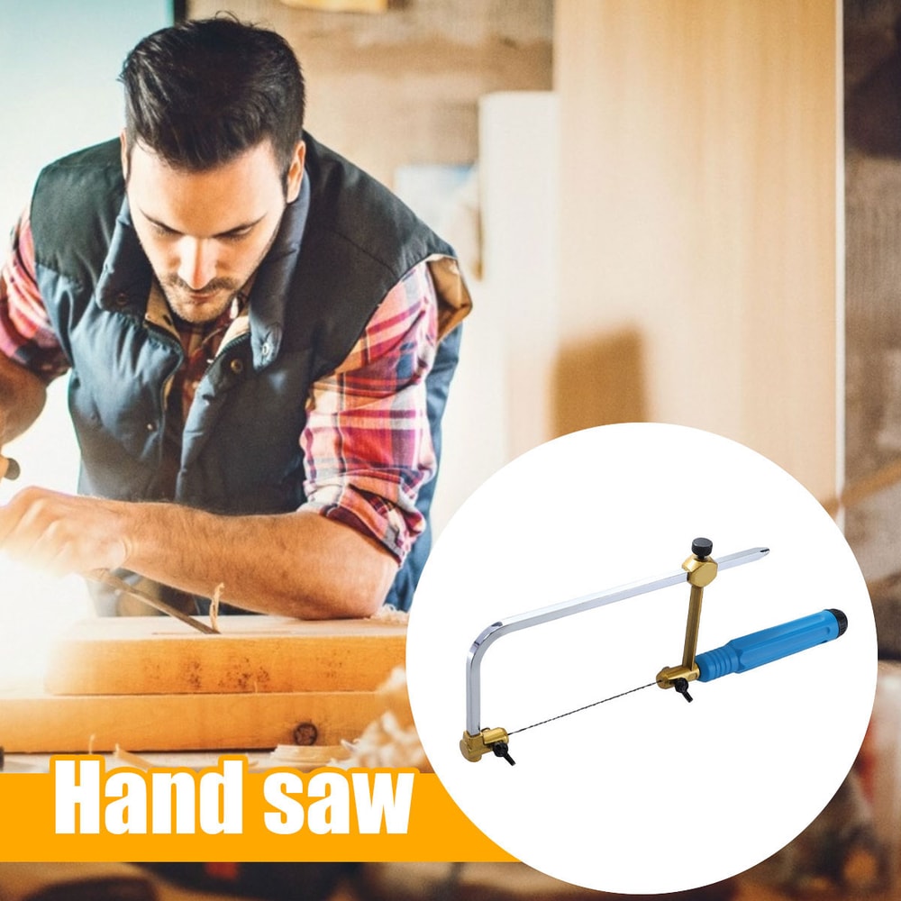 Heavy Duty Coping Saw Kit with Blades Fast Cutting Wood Metal Hand Saw