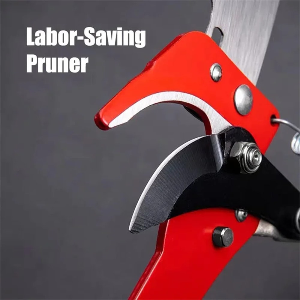 Extendable Tree Pruner Pole Saw High Reach Branch Cutter with Sharp Pruning Shears