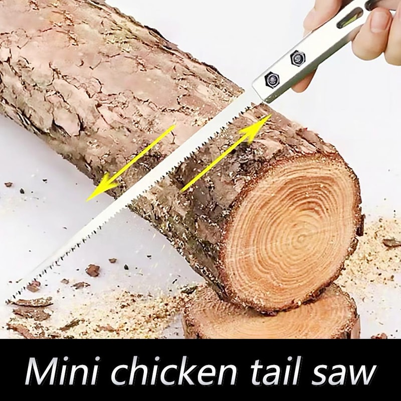 Premium Steel Handsaw with Wooden Handle Precision Garden & Woodworking Saw.