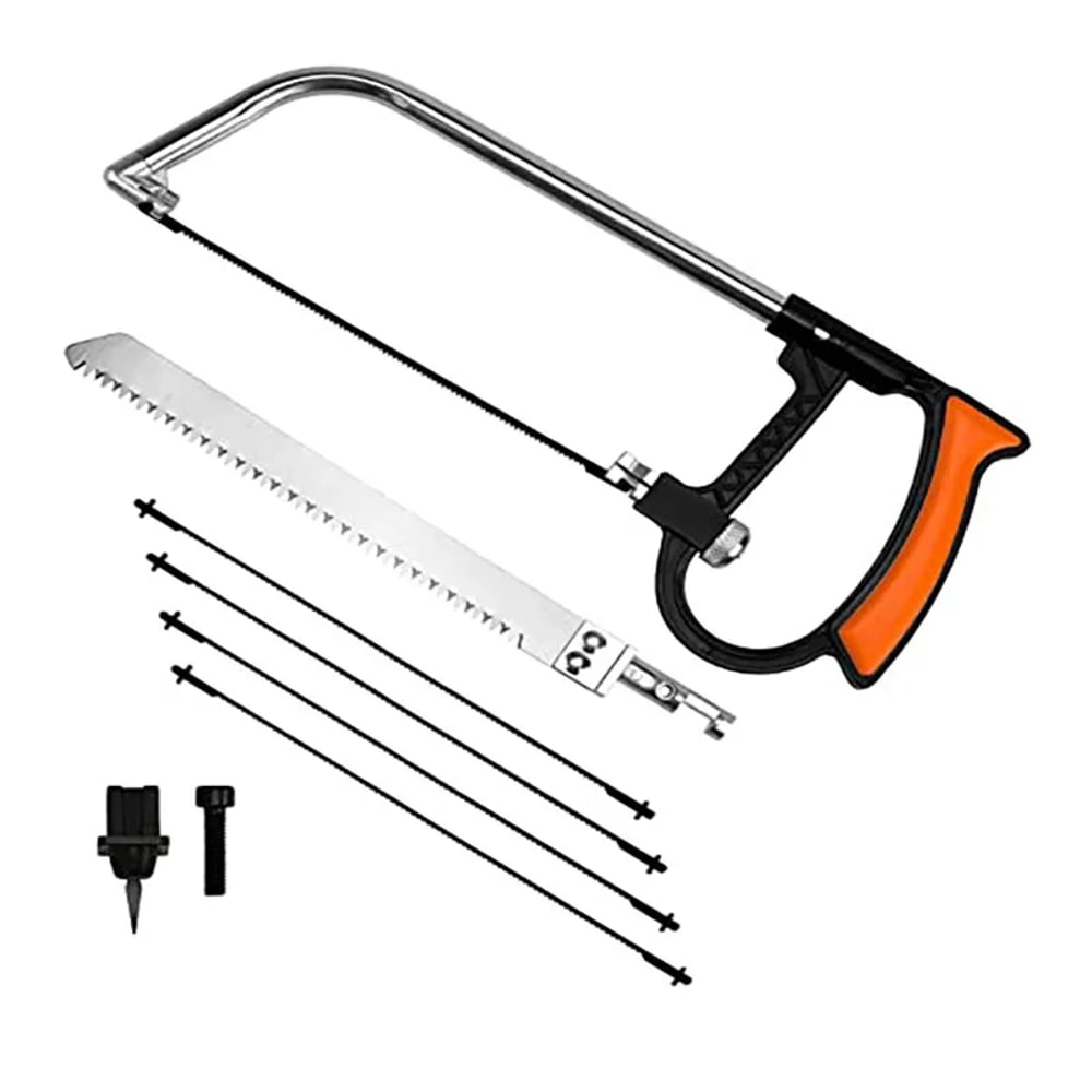 Multipurpose DIY Hacksaw Kit for Metal, Wood & Glass Cutting