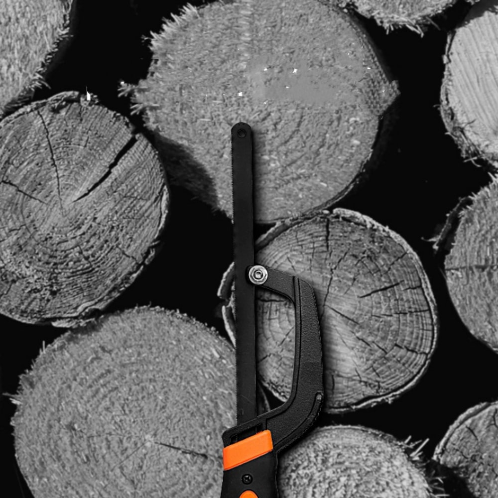 Mini Metal Saw with Extra Bi Metal Blade Aluminum Small Hack Saw for Wood and Plastic