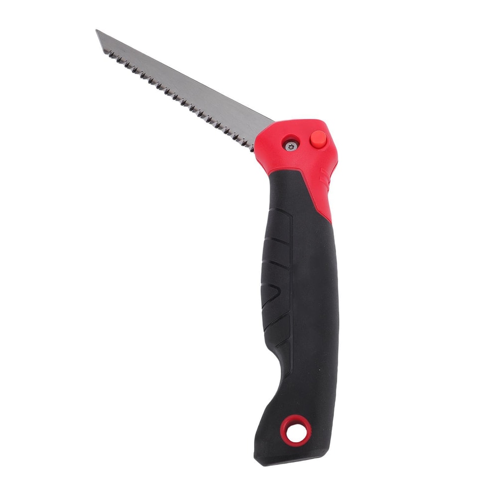 Foldable Hand Saw for Plasterboard Portable Steel Blade with Plastic Handle for Outdoor Use
