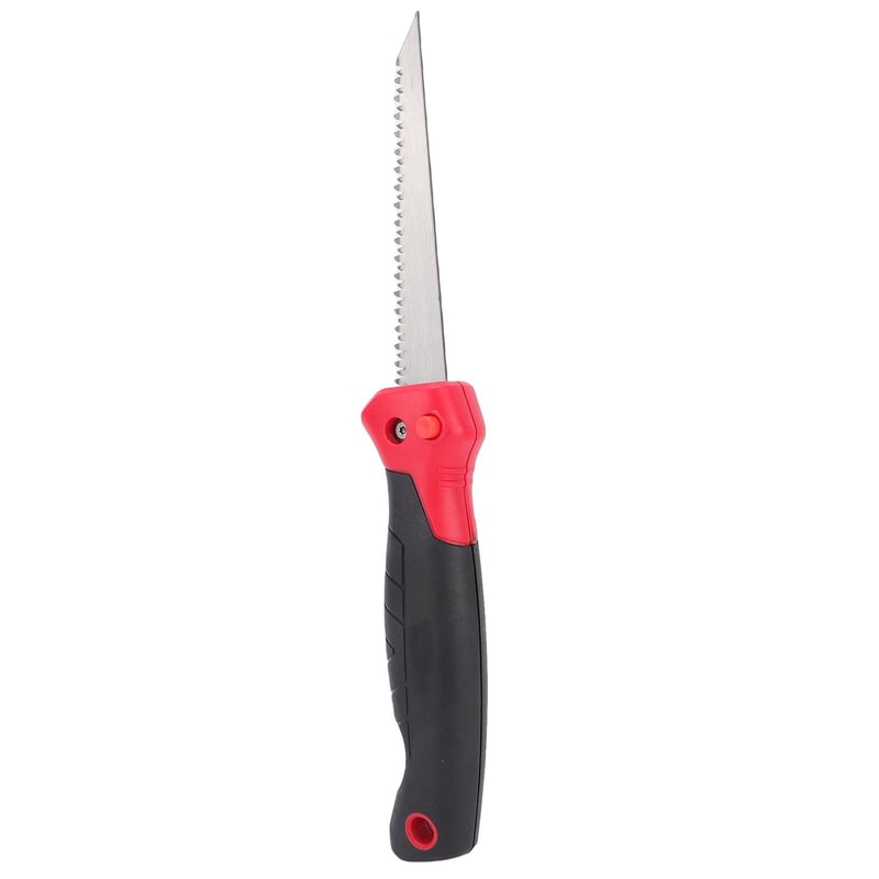 Foldable Hand Saw for Plasterboard Portable Steel Blade with Plastic Handle for Outdoor Use