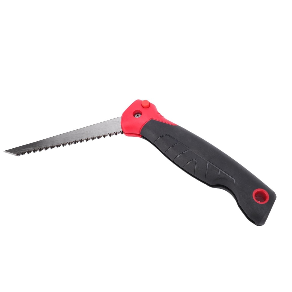 Foldable Hand Saw for Plasterboard Portable Steel Blade with Plastic Handle for Outdoor Use