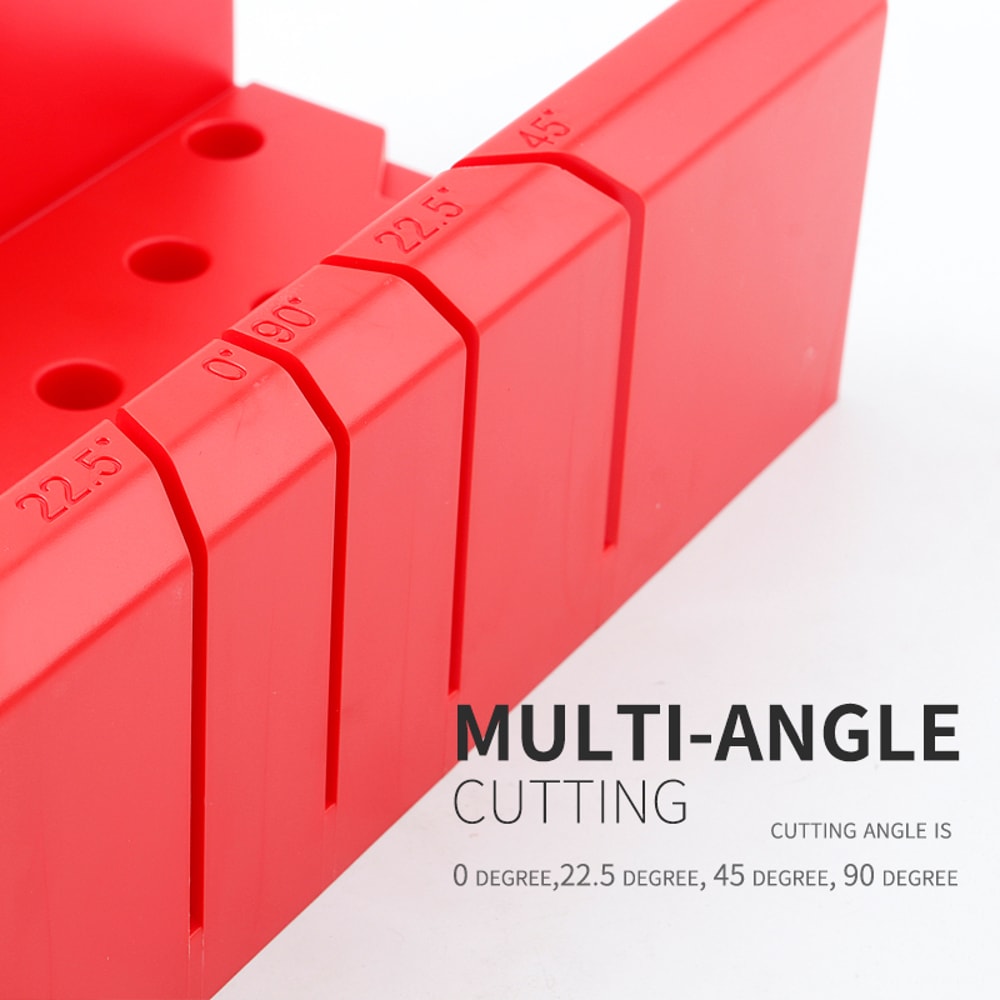 Plastic Mitre Box for Woodworking Ideal for Precise Miter Cuts