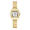 Luxury Gold Stainless Steel Ladies Fashion Quartz Watch With Bracelet 2