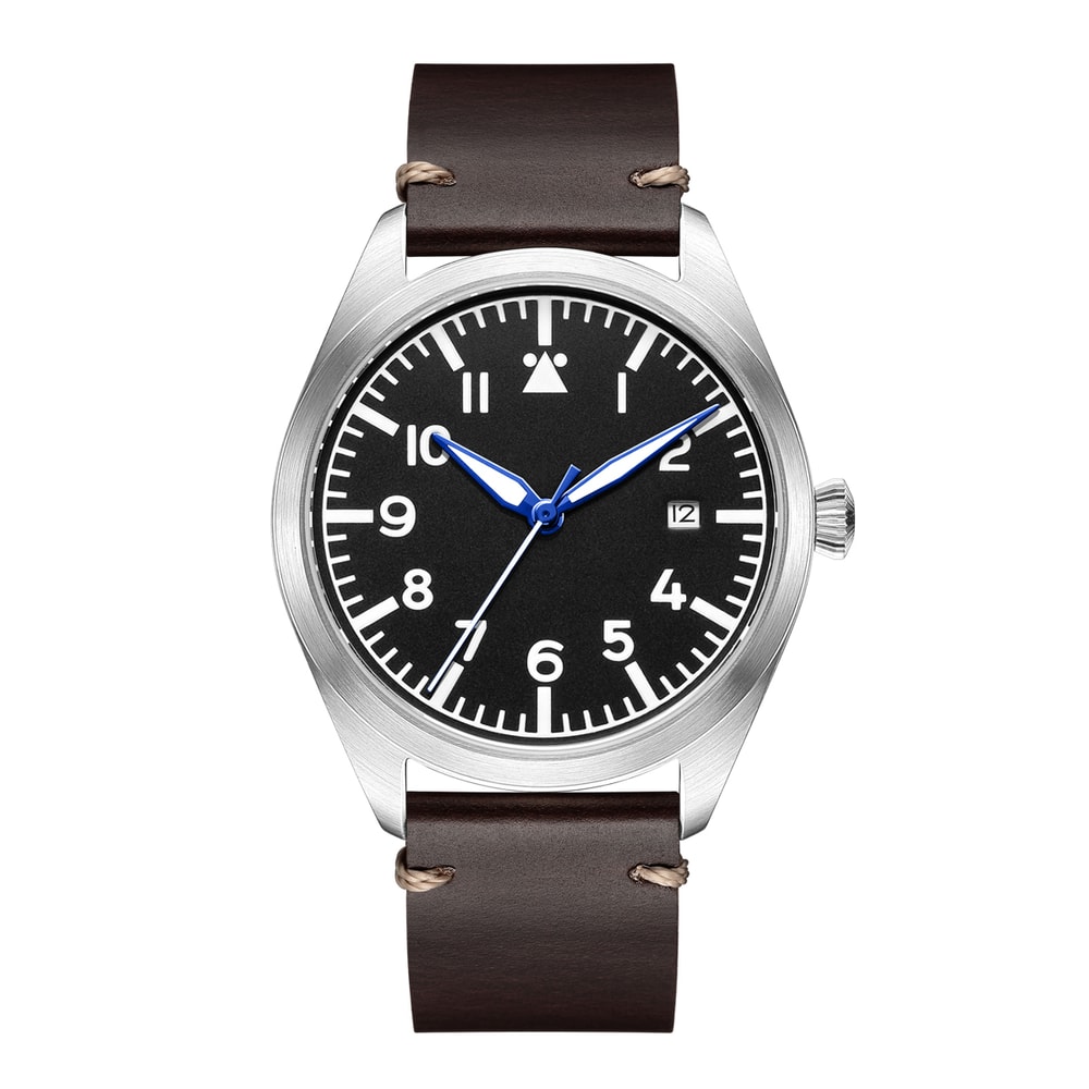 Pilot Watch Aviator Automatic Mechanical Wristwatch Luxury Stainless Steel Field Watch 6