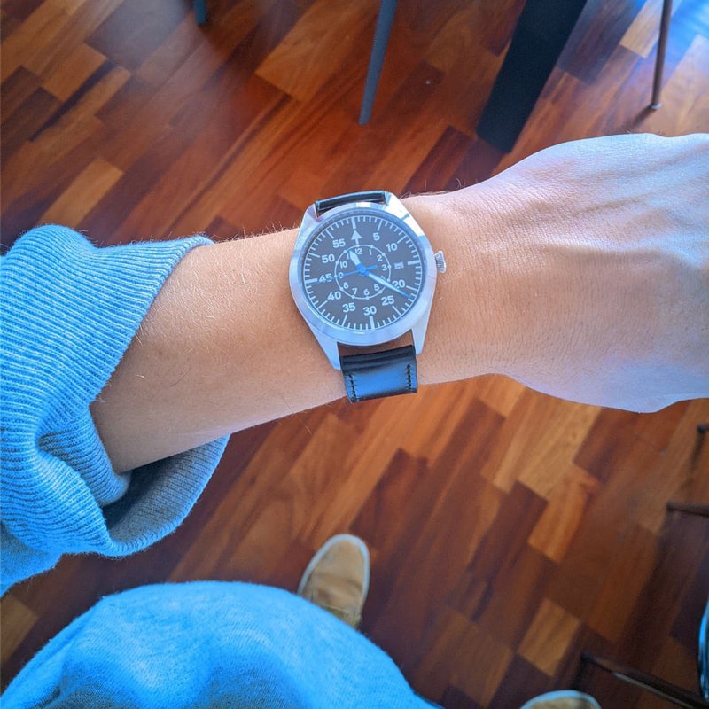 Pilot Watch Aviator Automatic Mechanical Wristwatch Luxury Stainless Steel Field Watch 5