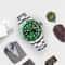 Fashion Mens Quartz Watch With Calendar Green WaterResistant Sport Wristwatch 1