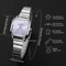 Luxury Ultra Thin Quartz Womens Wristwatch Fashion Square Design With Elegant Strap 5