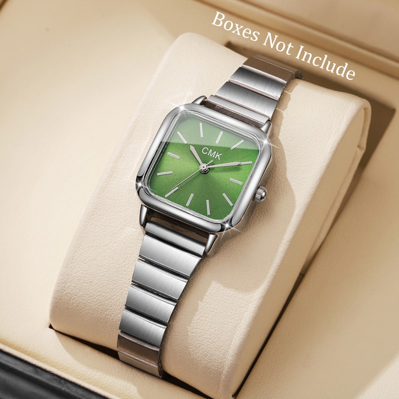 Luxury Ultra Thin Quartz Womens Wristwatch Fashion Square Design With Elegant Strap 6