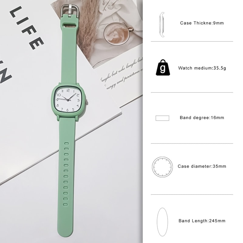 Fashion Brand Bear Quartz Silicone Watch For Women Casual Jelly Gift For Girls 5