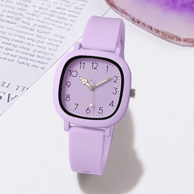Fashion Brand Bear Quartz Silicone Watch For Women Casual Jelly Gift For Girls 8
