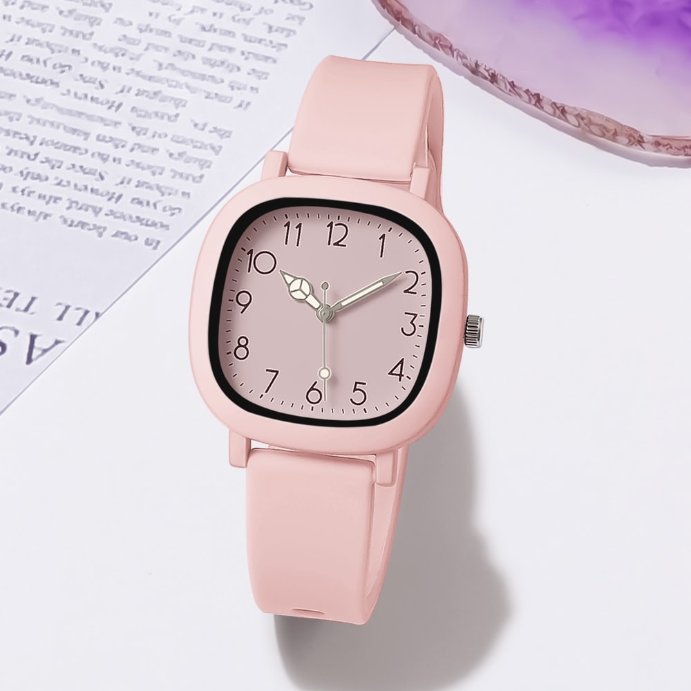 Fashion Brand Bear Quartz Silicone Watch For Women Casual Jelly Gift For Girls 11