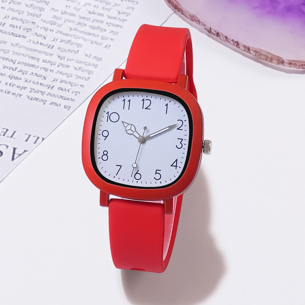 Fashion Brand Bear Quartz Silicone Watch For Women Casual Jelly Gift For Girls 12