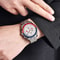 Mens Luxury Quartz Chronograph Watch Ceramic Bezel Luminous Display 2