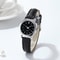 Small Dial Womens Quartz Watch with Casual Leather Band Fashionable, Elegant, and Durable