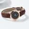 Small Dial Womens Quartz Watch with Casual Leather Band Fashionable, Elegant, and Durable