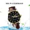 Luxury Mens Quartz Wristwatch With Waterproof Luminous Leather Strap Casual Sports Military Design 2