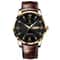 Luxury Mens Quartz Wristwatch With Waterproof Luminous Leather Strap Casual Sports Military Design 11