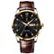 Luxury Mens Quartz Wristwatch With Waterproof Luminous Leather Strap Casual Sports Military Design 11