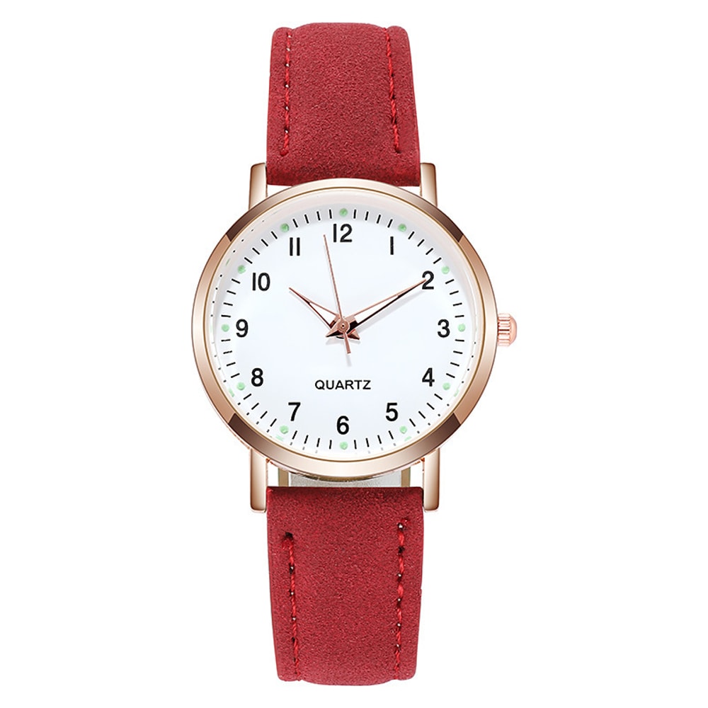 Luxury Leather Quartz Watch For Women Elegant Backlight Wristwatch For Ladies 10