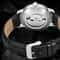 Stylish Mens Mechanical Watch With Leather Band Waterproof Valentine Gift Watch 2