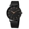Fashion Ultra Thin Stainless Steel Quartz Watch For Men Sleek Stylish Business Wristwatch 3